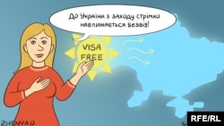 Карикатура Евгении Олийнык