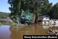 Дома в Тулуне. Фото: Reuters