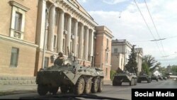 Военная техника в Керчи, 7 августа 2016 года