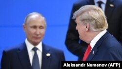 Владимир Путин и Дональд Трамп на саммите G20 в Аргентине