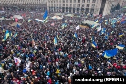 Революция Достоинства. Киев, площадь Независимости, 8 декабря 2013 года