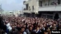 Deraa şəhərində hökumətə qarşı aksiya, 9 aprel 2011