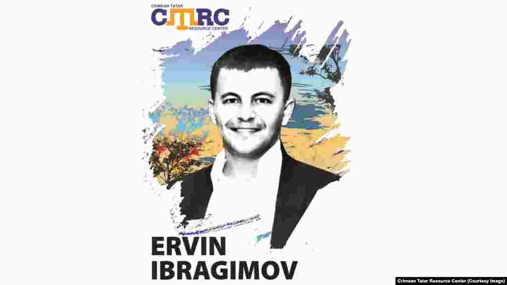 Эрвин Ибрагимов, крымский татарин, депутат&nbsp;Бахчисарайского городского совета 6-го созыва, главный специалист отдела&nbsp;межнациональных отношений Бахчисарайской райгосадминистрации в АР Крым. В мае 2016 года в Бахчисарае неизвестные в форме ДПС России остановили проезжавшего рядом с домом по улице Мира, 9 Ибрагимова.&nbsp;После чего насильно посадили его в автомобиль и увезли в неизвестном направлении. 1 июня возле бара &laquo;Арпат&raquo; в Бахчисарае были найдены паспорт и трудовая книжка похищенного Ибрагимова. На момент похищения ему было 30 лет.